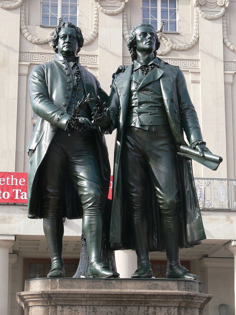 Goethe und Schiller Denkmal, Weimar