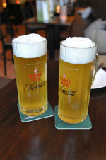 Beer glasses