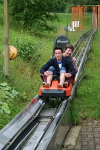 Summer tobogganing