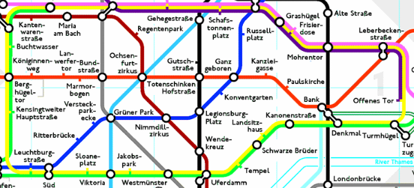 German Tube Map