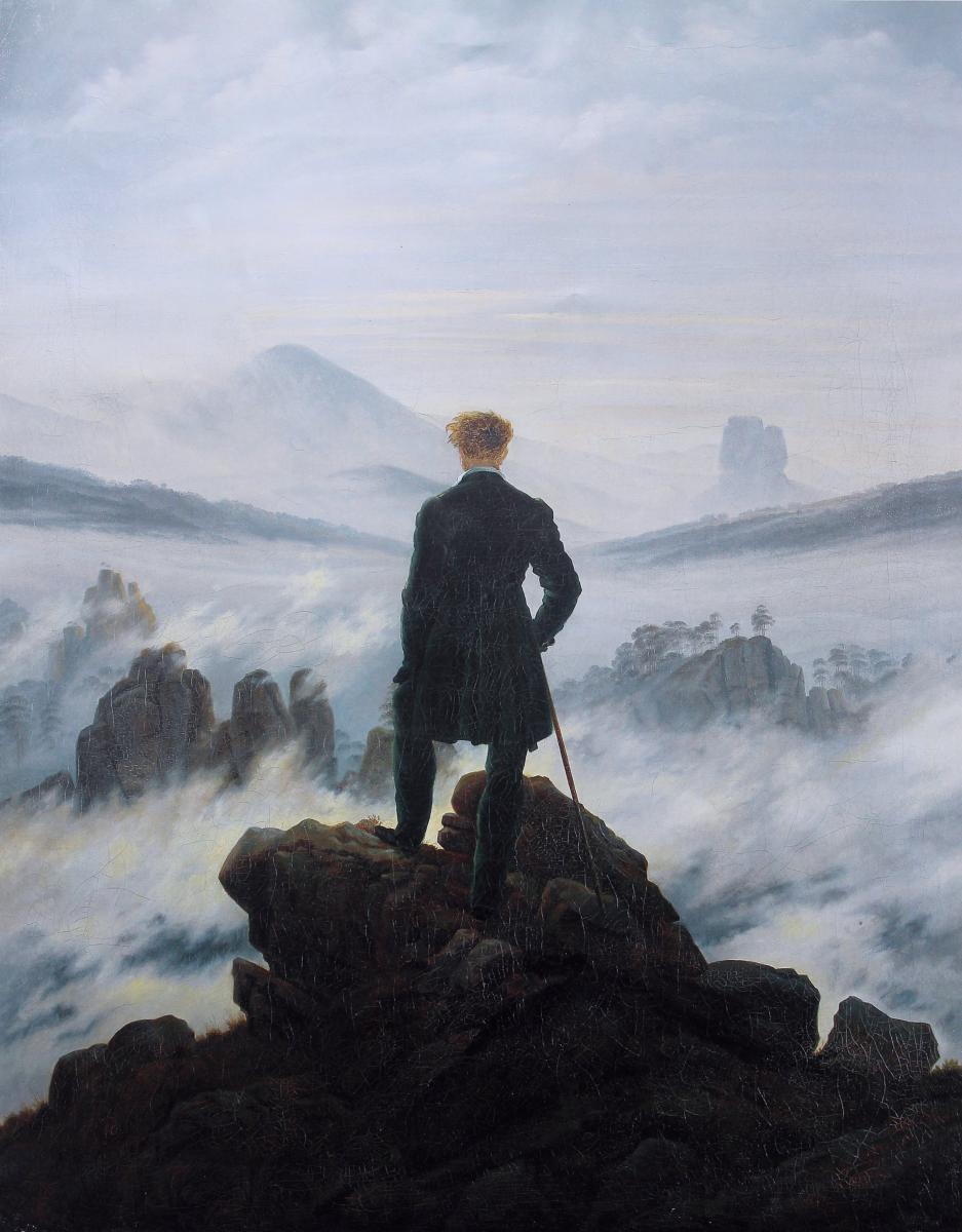 Friedrich - Man on cliff
