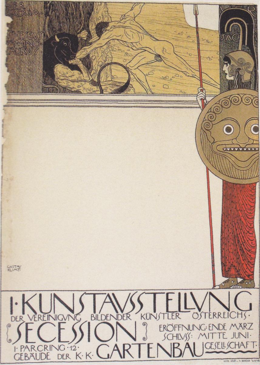 Klimt - Secession poster