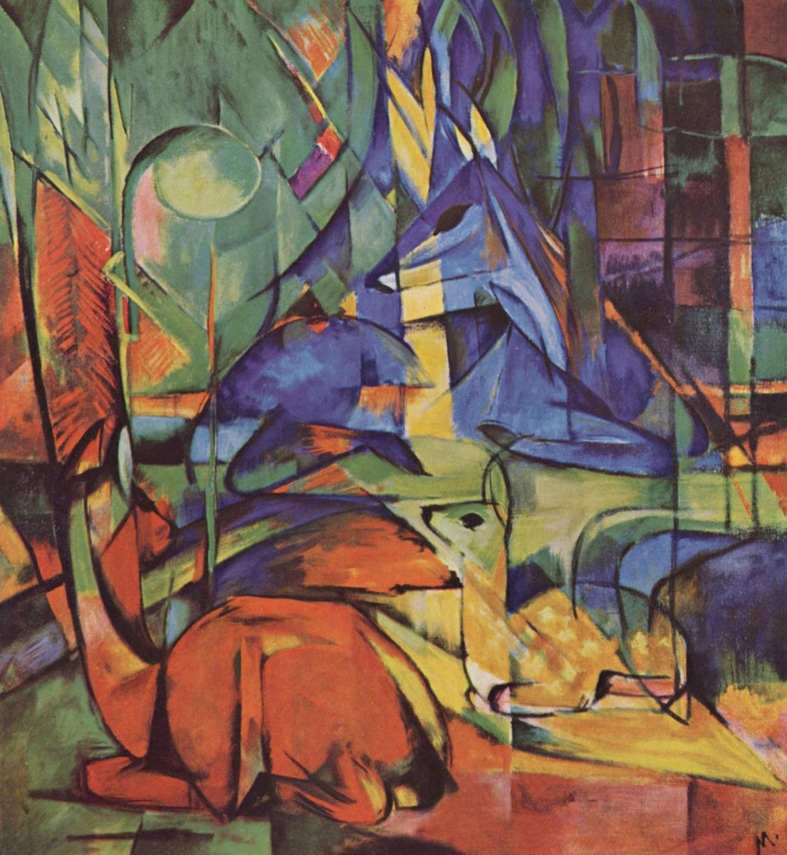 Franz marc paintings deals